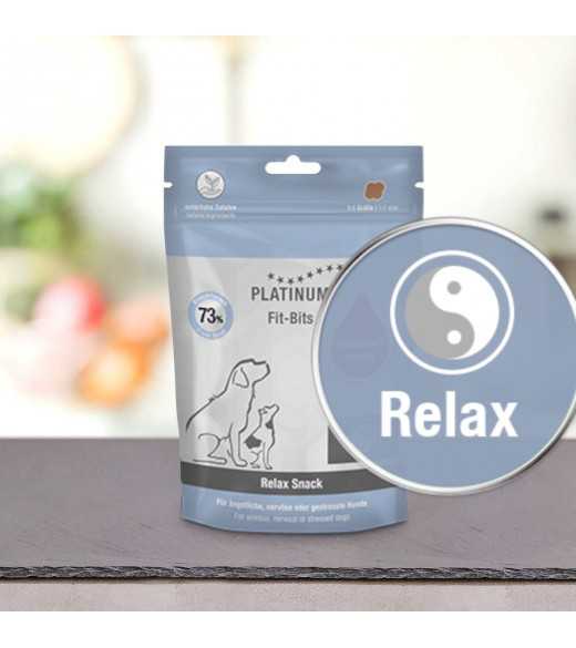 4 x 150 gram PLATINUM Fit-Bits Relax Fit-Bits Relax hjælper din hund med at slappe af, når den befinder sig i en presset eller s 4 x 150 gram PLATINUM Fit-Bits Relax Fit-Bits Relax hjælper din hund med at slappe af, når den befinder sig i en presset eller s