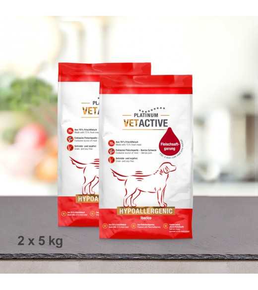 10 kg PLATINUM Vetactive Hypoallergenic Hundefoder Til ernæringsfølsomme hunde Flere og flere hunde lider i dag af foderintolera 10 kg PLATINUM Vetactive Hypoallergenic Hundefoder Til ernæringsfølsomme hunde Flere og flere hunde lider i dag af foderintolera