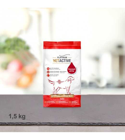 1,5 kg PLATINUM Vetactive Hypoallergenic Hundefoder 1,5 kg PLATINUM Vetactive Hypoallergenic Hundefoder
