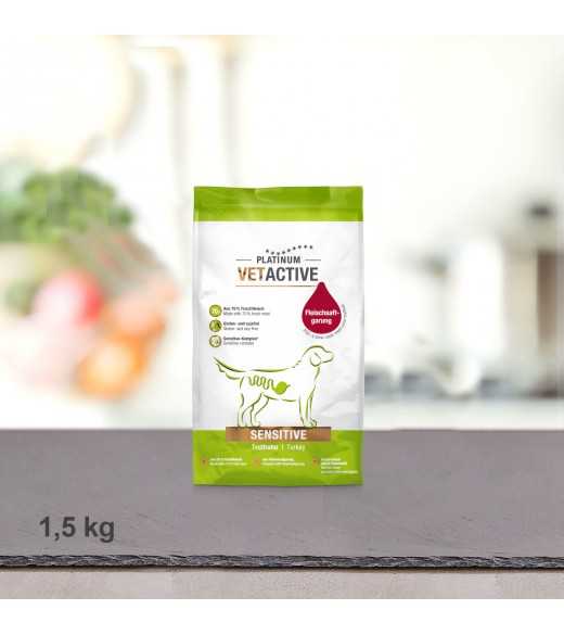 1,5 kg PLATINUM Vetactive Sensitiv Hundefoder Med PLATINUM VETACTIVE Sensitive tilbyder vi din firbenede ven komplet ernæring me 1,5 kg PLATINUM Vetactive Sensitiv Hundefoder Med PLATINUM VETACTIVE Sensitive tilbyder vi din firbenede ven komplet ernæring me