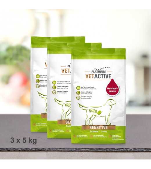 15 kg PLATINUM Vetactive Sensitiv Hundefoder Med PLATINUM VETACTIVE Sensitive tilbyder vi din firbenede ven komplet ernæring med 15 kg PLATINUM Vetactive Sensitiv Hundefoder Med PLATINUM VETACTIVE Sensitive tilbyder vi din firbenede ven komplet ernæring med