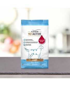 3 x 1,5 kg PLATINUM Vetactive Light Hundefoder