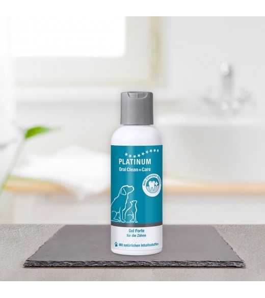 PLATINUM Oral Clean + Care Gel Forte 100 ml OralClean +Care Forte Gel fjerner tandsten, plaque og dårlig ånde, kan anvendes både PLATINUM Oral Clean + Care Gel Forte 100 ml OralClean +Care Forte Gel fjerner tandsten, plaque og dårlig ånde, kan anvendes både