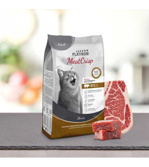 1,5 kg PLATINUM MeatCrisp Adult Iberico kattemad 1,5 kg PLATINUM MeatCrisp Adult Iberico kattemad