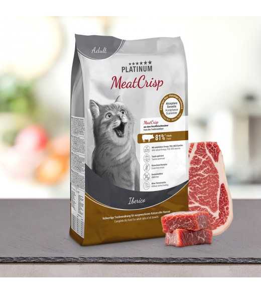 12 kg PLATINUM MeatCrisp Adult Iberico kattemad