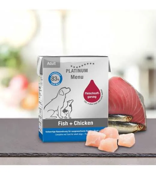 1/1 karton stor PLATINUM Menu Fisk og Kylling 12 x 375 gram 1/1 karton stor PLATINUM Menu Fisk og Kylling 12 x 375 gram