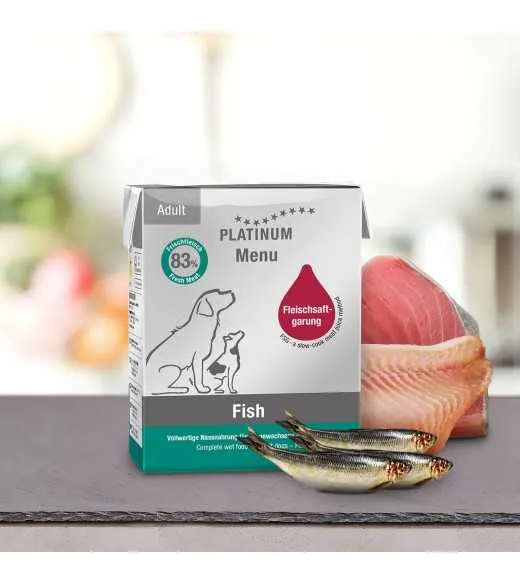 1/1 karton stor PLATINUM Menu Fisk 12 x 375 gram 1/1 karton stor PLATINUM Menu Fisk 12 x 375 gram