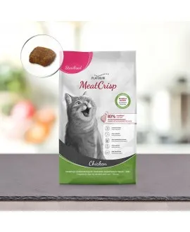 12 kg PLATINUM MeatCrisp Sterilised Chicken kattemad Kattemad fra PLATINUM som din kat vil elske. For første gang har en Freshme