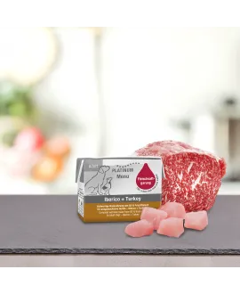 1/1 karton Lille PLATINUM Menu Iberico og Kalkun 12 x 90 gram