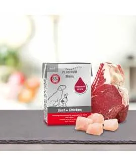 Mellem PLATINUM Menu Oksekød og Kylling 185 gram