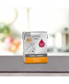Mellem PLATINUM Menu Kalkun og Laks 185 gram