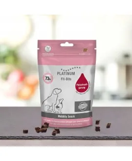 PLATINUM Fit-Bits Mobility 150 g Fit-Bits Mobility er velegnet til hunde med belastede led samt til hunde med sunde led. Det er 
