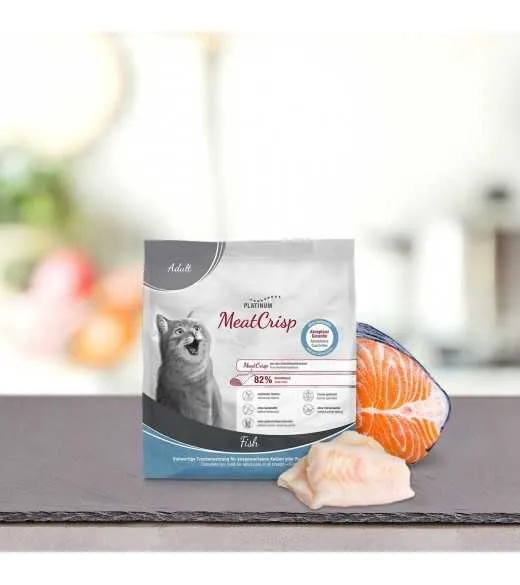 400 gram PLATINUM MeatCrisp Adult Fish kattemad PLATINUM 400 gram PLATINUM MeatCrisp Adult Fish kattemad PLATINUM