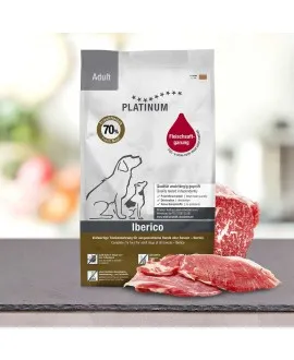 3 x 5 kg Adult Mix - PLATINUM hundefoder - Kylling, okse og iberico 