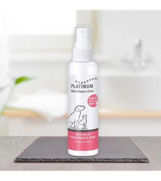 PLATINUM Skin Clean+Care Spray 100 ml med hypoklorsyre PLATINUM Skin Clean+Care er en spray til rengøring og pleje af huden. Den PLATINUM Skin Clean+Care Spray 100 ml med hypoklorsyre PLATINUM Skin Clean+Care er en spray til rengøring og pleje af huden. Den