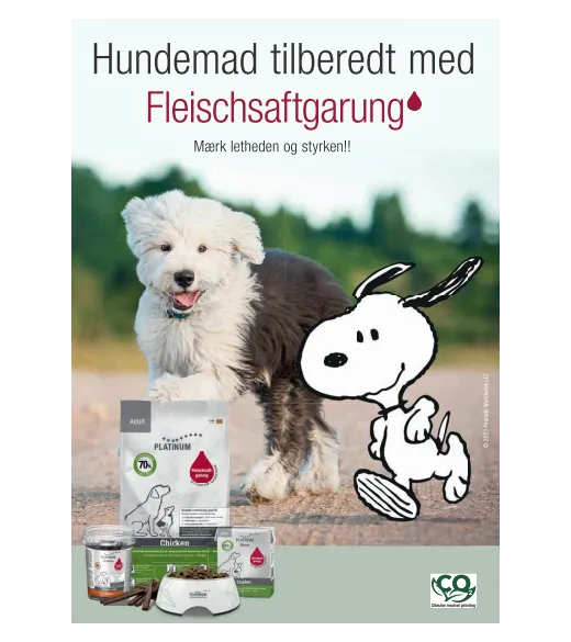 PLATINUM Brochure Vi gør din hund glad, bestil en brochure med og oplev mere om PLATINUM Hundefoder Se brochure online her 