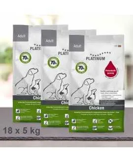 90 kg PLATINUM Kylling voksen hundefoder