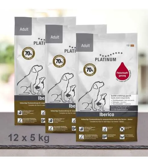 60 kg PLATINUM IBERICO VOKSEN HUNDEFODER 60 kg PLATINUM IBERICO VOKSEN HUNDEFODER
