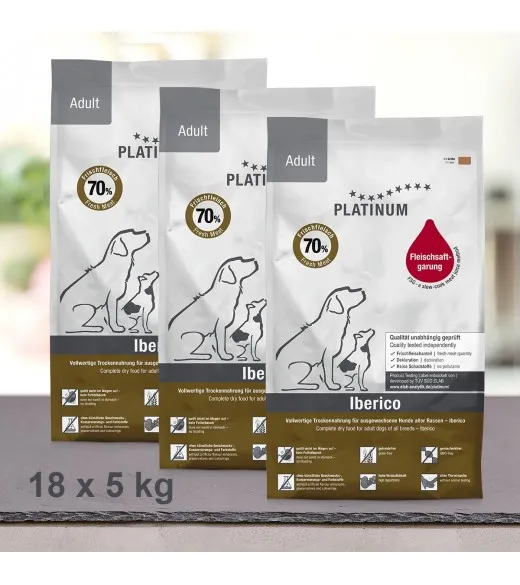 90 kg PLATINUM IBERICO VOKSEN HUNDEFODER 90 kg PLATINUM IBERICO VOKSEN HUNDEFODER