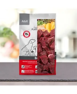 90 kg PLATINUM OKSEKØD VOKSEN HUNDEFODER 