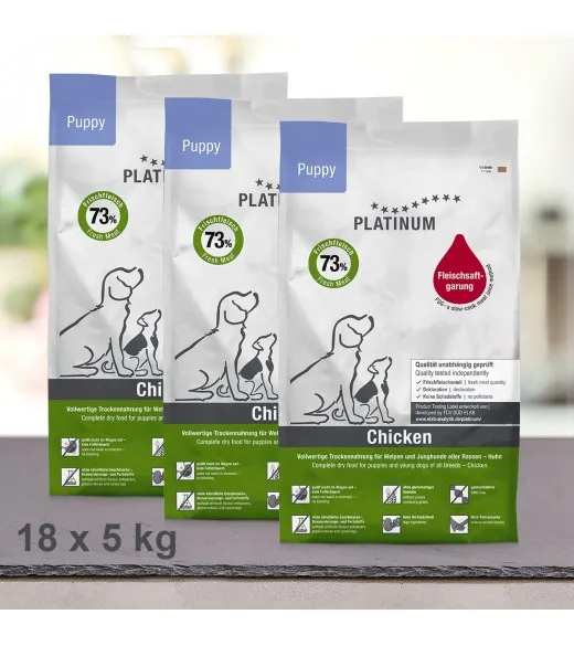 90 kg PLATINUM PUPPY CHICKEN HVALPEFODER 90 kg PLATINUM PUPPY CHICKEN HVALPEFODER
