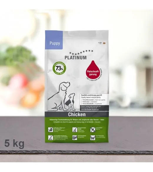 5 kg PLATINUM Puppy Kylling Hvalpefoder PLATINUM 5 kg PLATINUM Puppy Kylling Hvalpefoder PLATINUM
