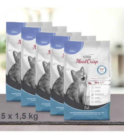 7,5 kg PLATINUM MeatCrisp Kitten Fish killingemad 7,5 kg PLATINUM MeatCrisp Kitten Fish killingemad